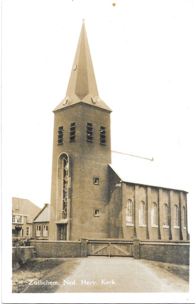 AK Zuilichem - Ned. Herv. Kerk, Verzamelen, Ophalen of Verzenden, 1940 tot 1960, Gelopen, Gelderland