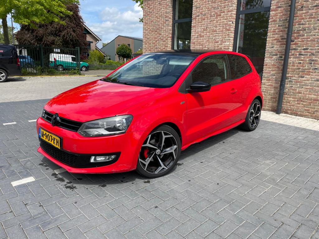 Volkswagen Polo 1.4 16V FSI 63KW 2010 Rood, Auto's, Volkswagen, Particulier, Polo, Benzine, C, Hatchback, Handgeschakeld, Geïmporteerd