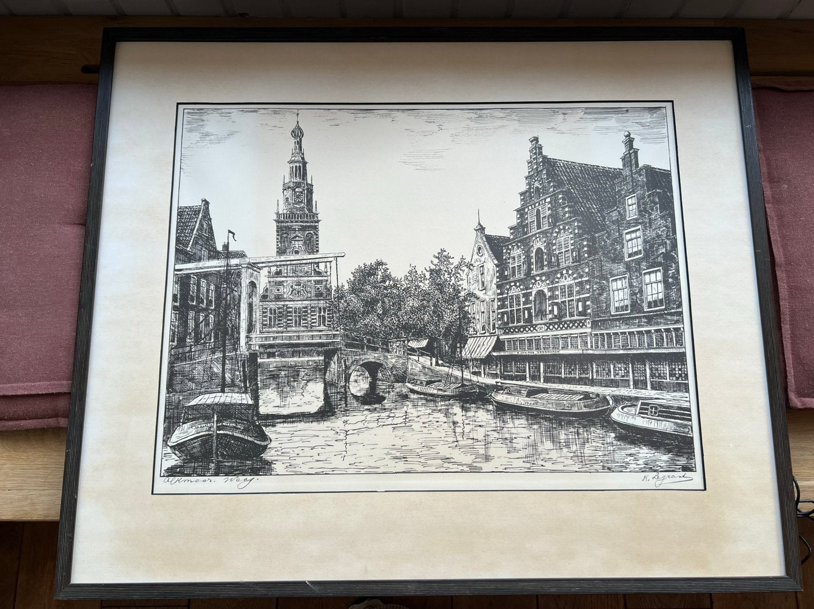 Stadsgezicht Alkmaar, Ophalen