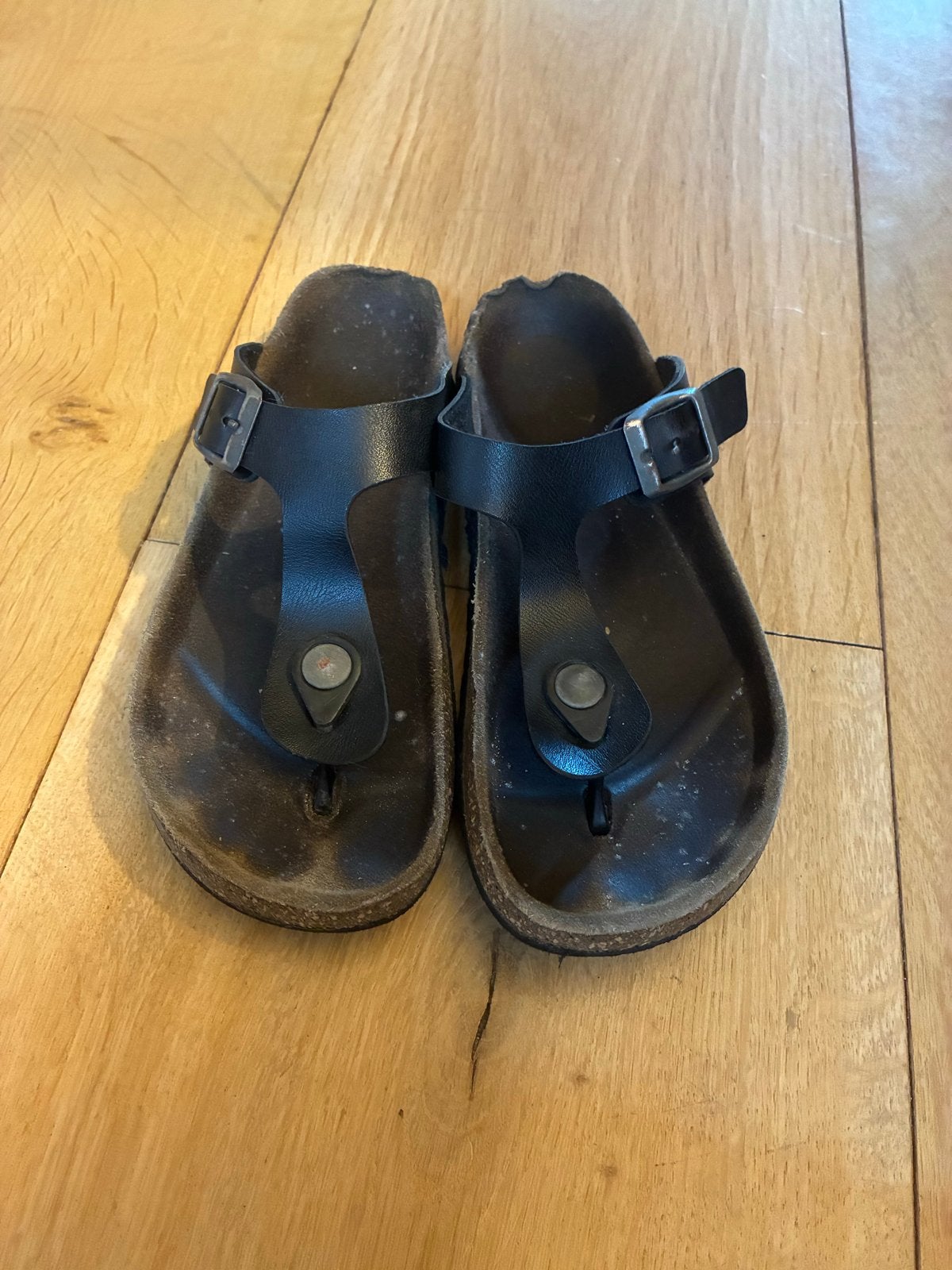 Zwarte slippers met gesp - Gratis af te halen maat 37, Ophalen