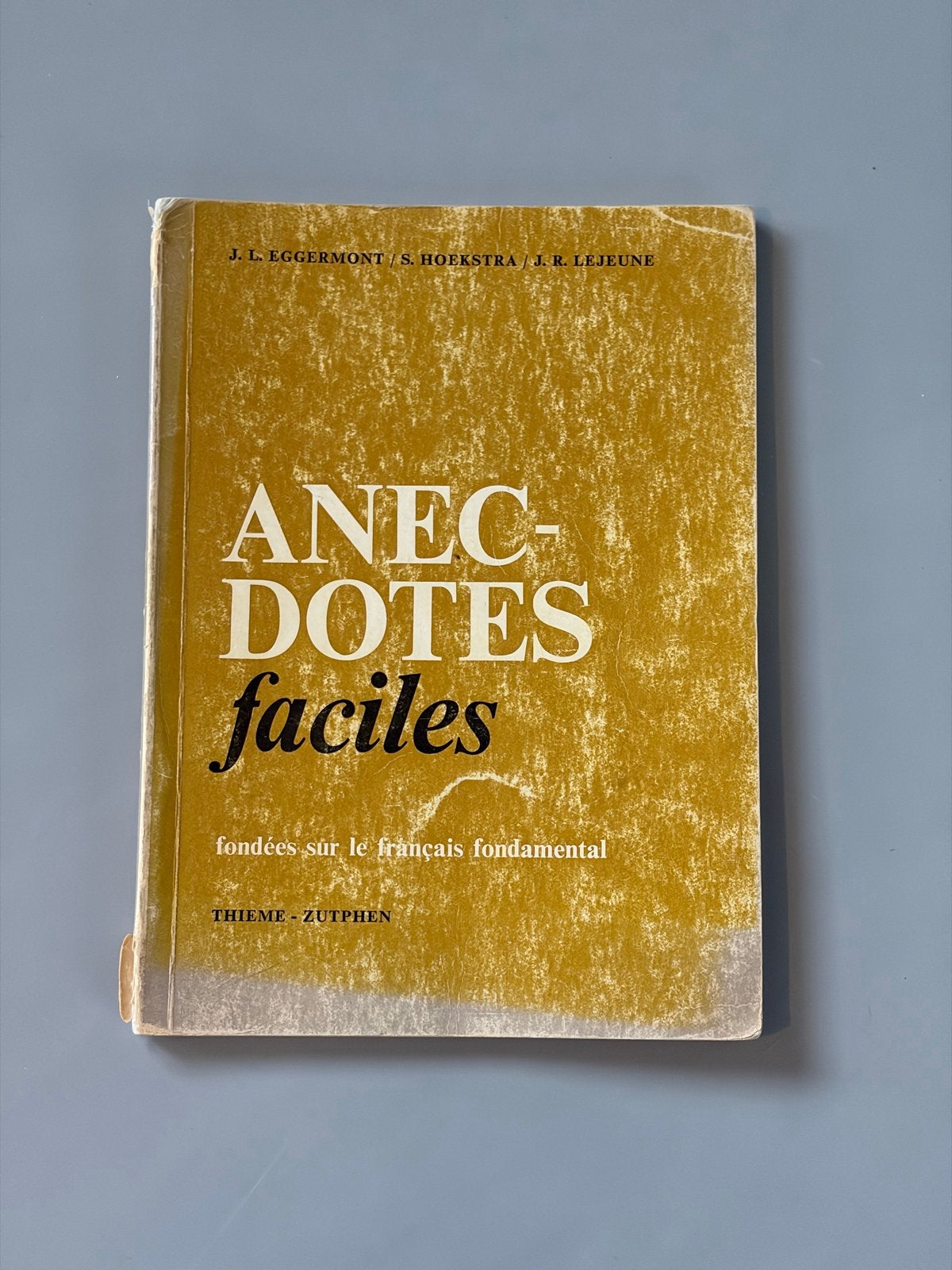Anec-dotes faciles - Frans leerboek, Ophalen of Verzenden, Gelezen, Non-fictie