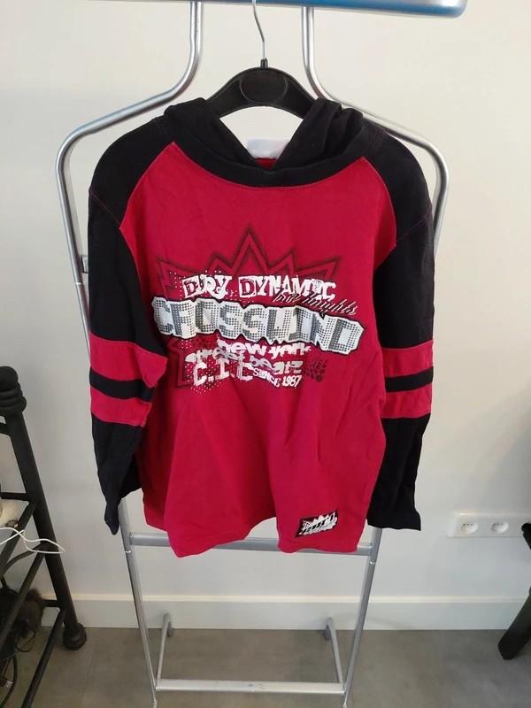 Dognose Hoodie Maat 140 - Rood/Zwart, Gebruikt, Trui of Vest, Ophalen of Verzenden, Dognose