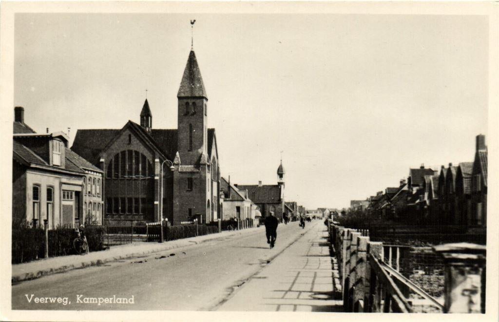 Veerweg, Kamperland. - dorpgezicht - ongelopen, Verzenden, Voor 1920, Ongelopen, Noord-Brabant