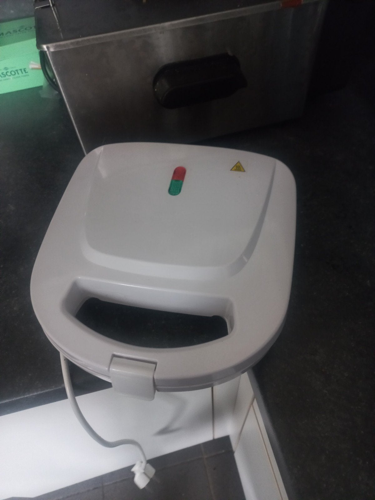 goedwerkende tosti apparaat, Ophalen, Gebruikt