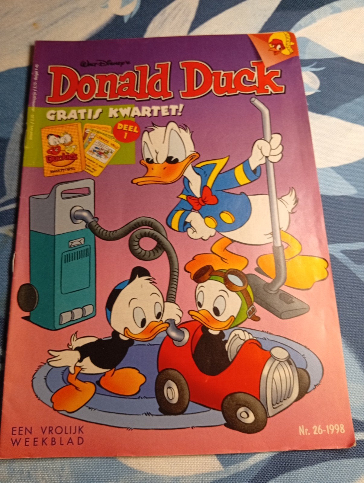 Donald Duck Weekblad Nr. 26-1998 met Gratis Kwartet, Ophalen of Verzenden