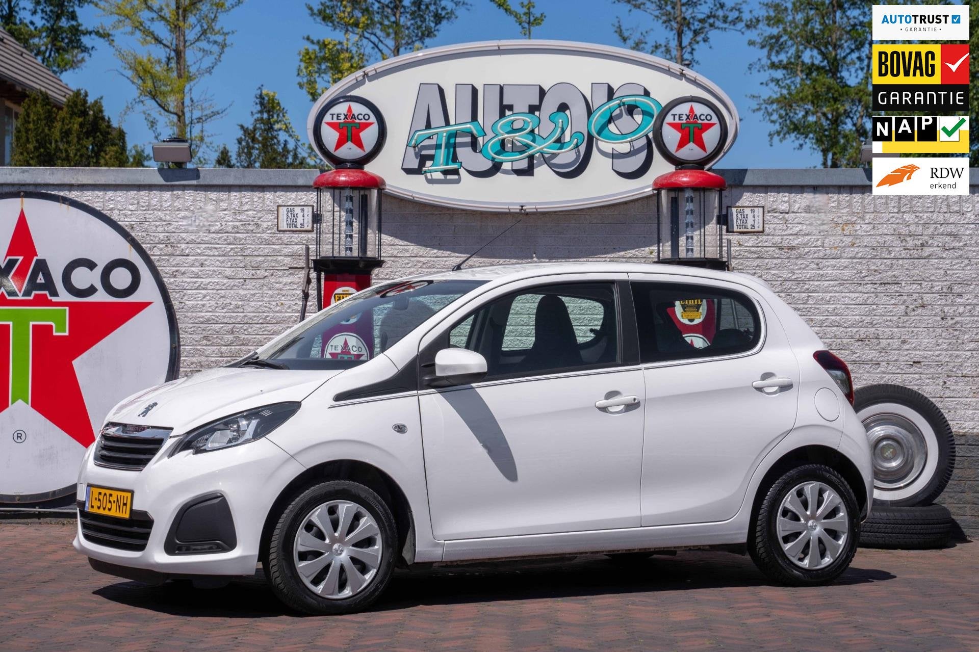 Peugeot 108 1.0 e-VTi Active 40.380 km +NAP NL-auto, Auto's, Stof, Gebruikt, Euro 6, Start-stop-systeem