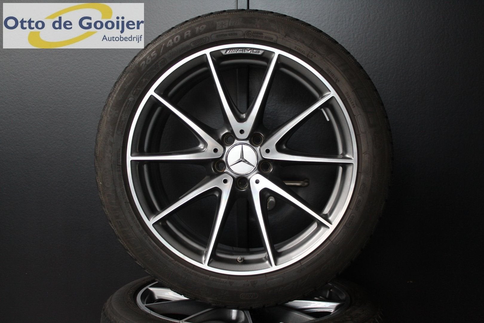 Originele Mercedes E63 AMG Velgen 19 inch Winterbanden 7MM, Gebruikt, -, 265 mm, -