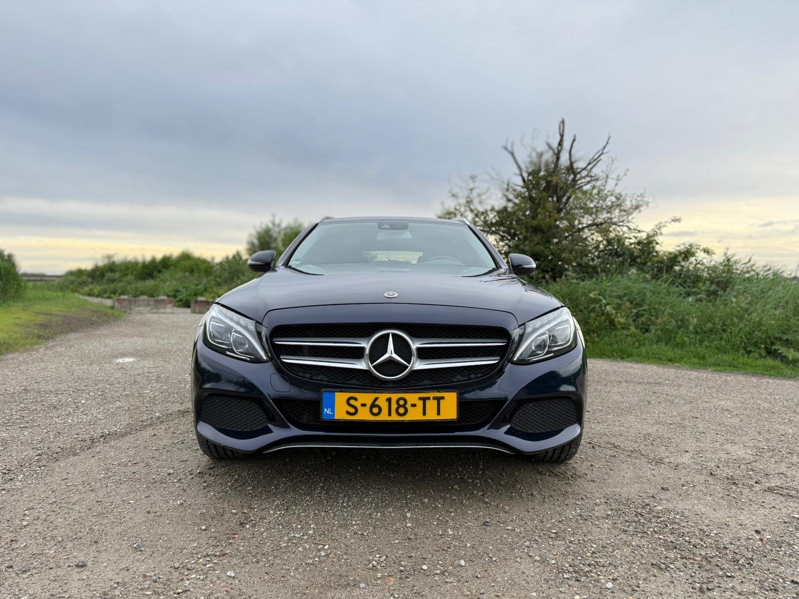 Mercedes-Benz C-Klasse C400 333pk 4MATIC 9G-TRONIC 2016, 1800 kg, Blauw, 2996 cc, Stationwagon