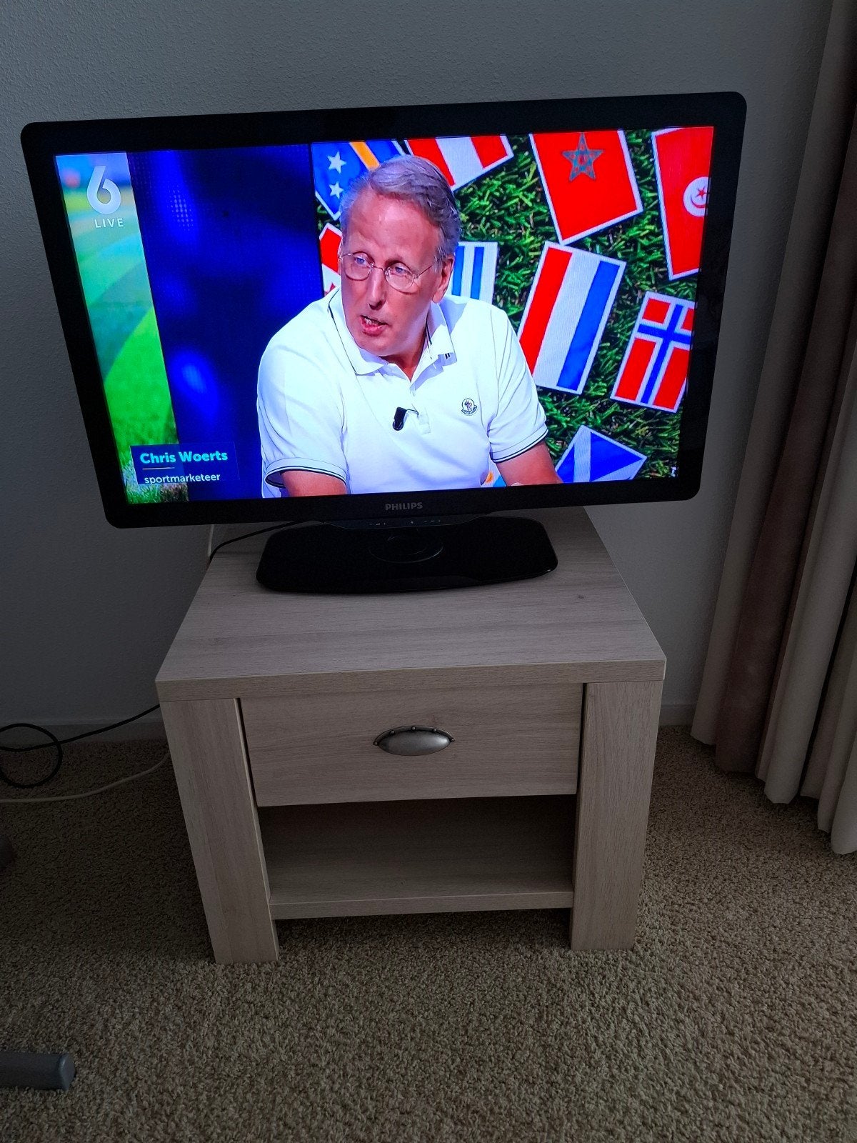 philips kleuren tv, Ophalen, Philips, Gebruikt, 50 Hz