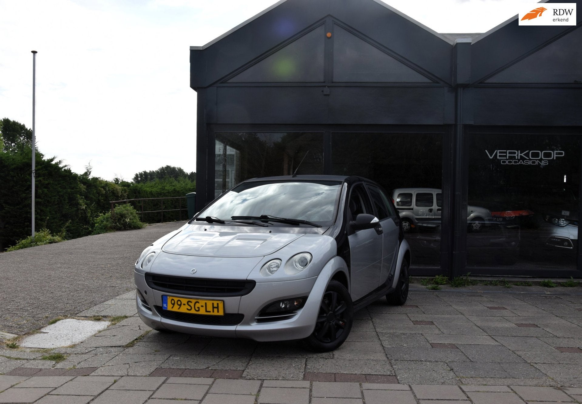 Smart Forfour 1.0 pure, Auto's, Voorwielaandrijving, ForFour, Zwart, Origineel Nederlands