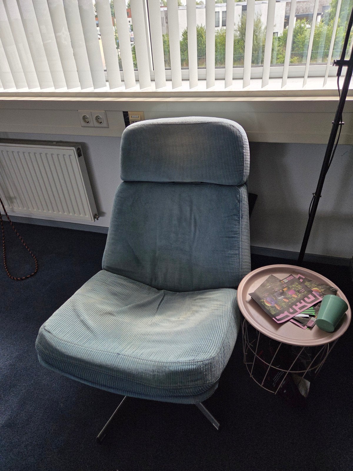 Comfortabele rib stoel, ideaal voor ontspanning, Ophalen, Modern, Comfortabel, Gebruikt, Overige kleuren