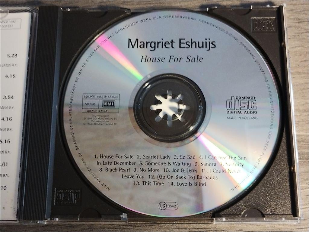 Margriet Eshuijs ‎– House For Sale, Cd's en Dvd's, Ophalen of Verzenden, Zo goed als nieuw