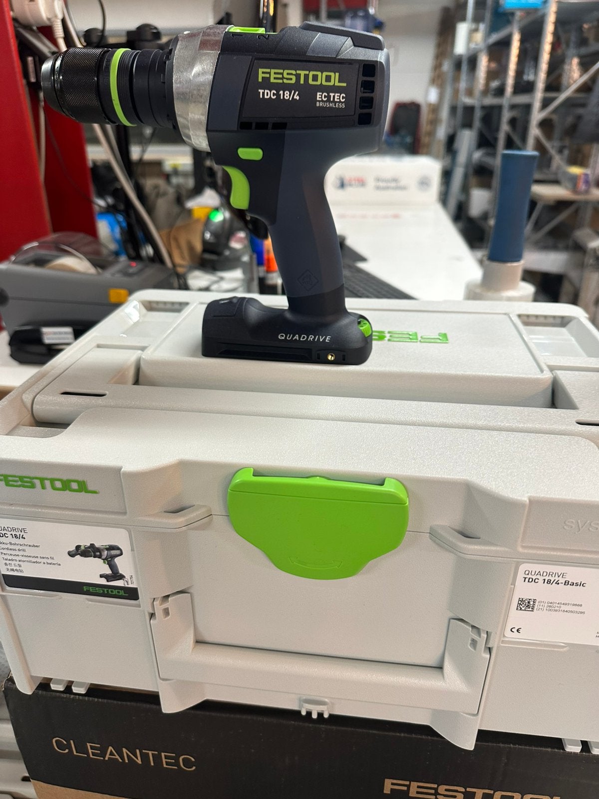 Festool Schroefboormachine TDC 18/4-Basic + Gratis accu, Doe-het-zelf en Verbouw, Variabele snelheid, Customerservice-nl@festool.com