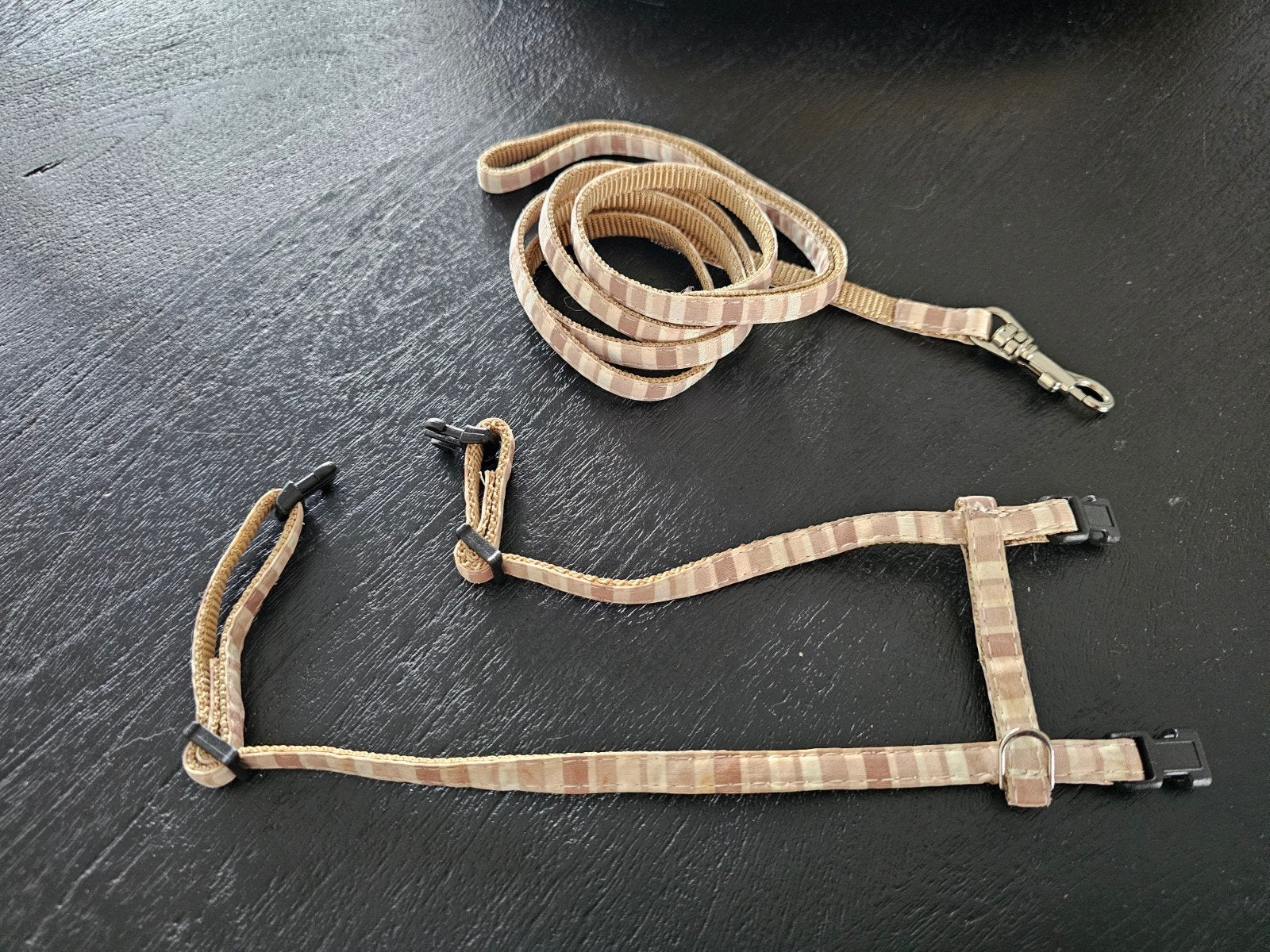 Kitten tuigje beige, Ophalen, Zo goed als nieuw
