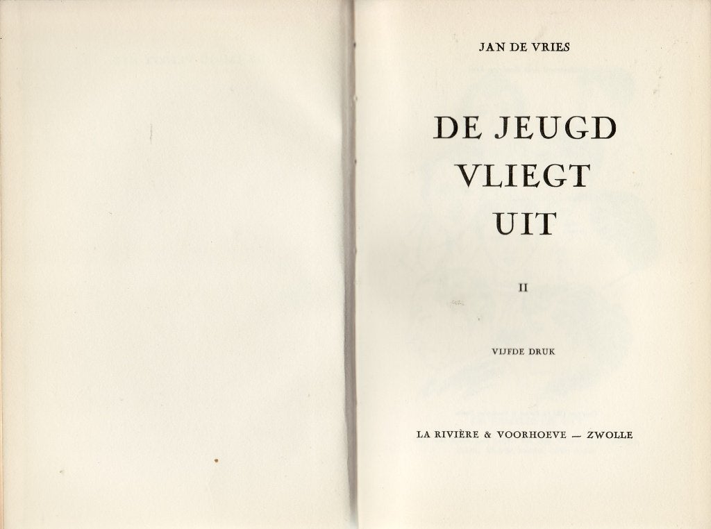 De jeugd vliegt uit deel 2 en 3 Anne de Vries, Boeken, Gelezen, Non-fictie, Ophalen of Verzenden, Vries, Anne de