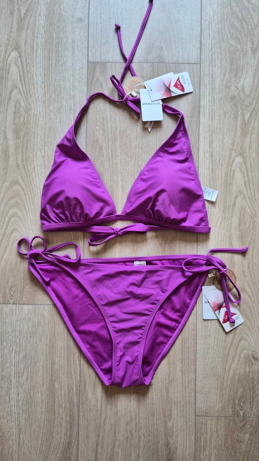 Nieuw! Paarse Bikini set van Manguun, Verzenden, Paars, Nieuw, Manguun