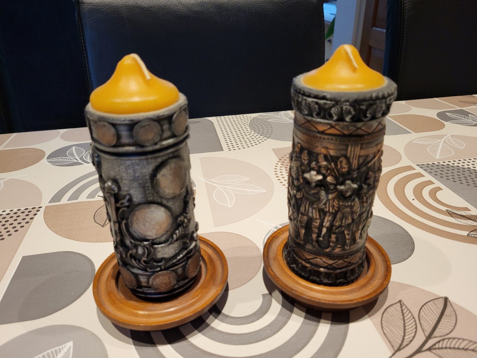 Te Koop Kaarsen met afbeelding., Ophalen of Verzenden, Nieuw, Kaars, 16 cm