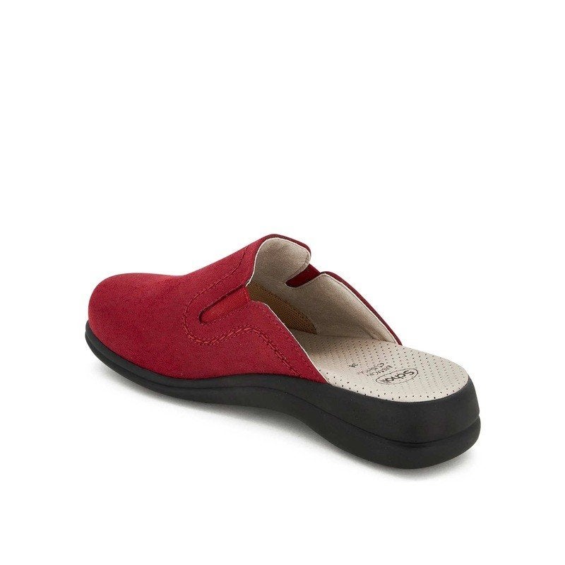 Dames Scholl rode muiltjes maat 42 in originele doos, Scholl, Verzenden, Nieuw, Sandalen of Muiltjes