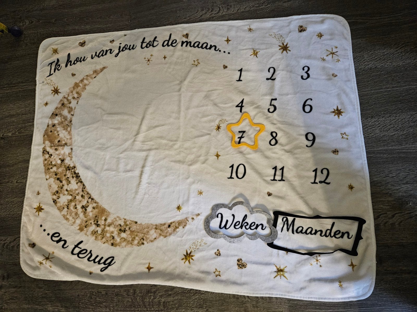Mijlpaaldeken, Ophalen