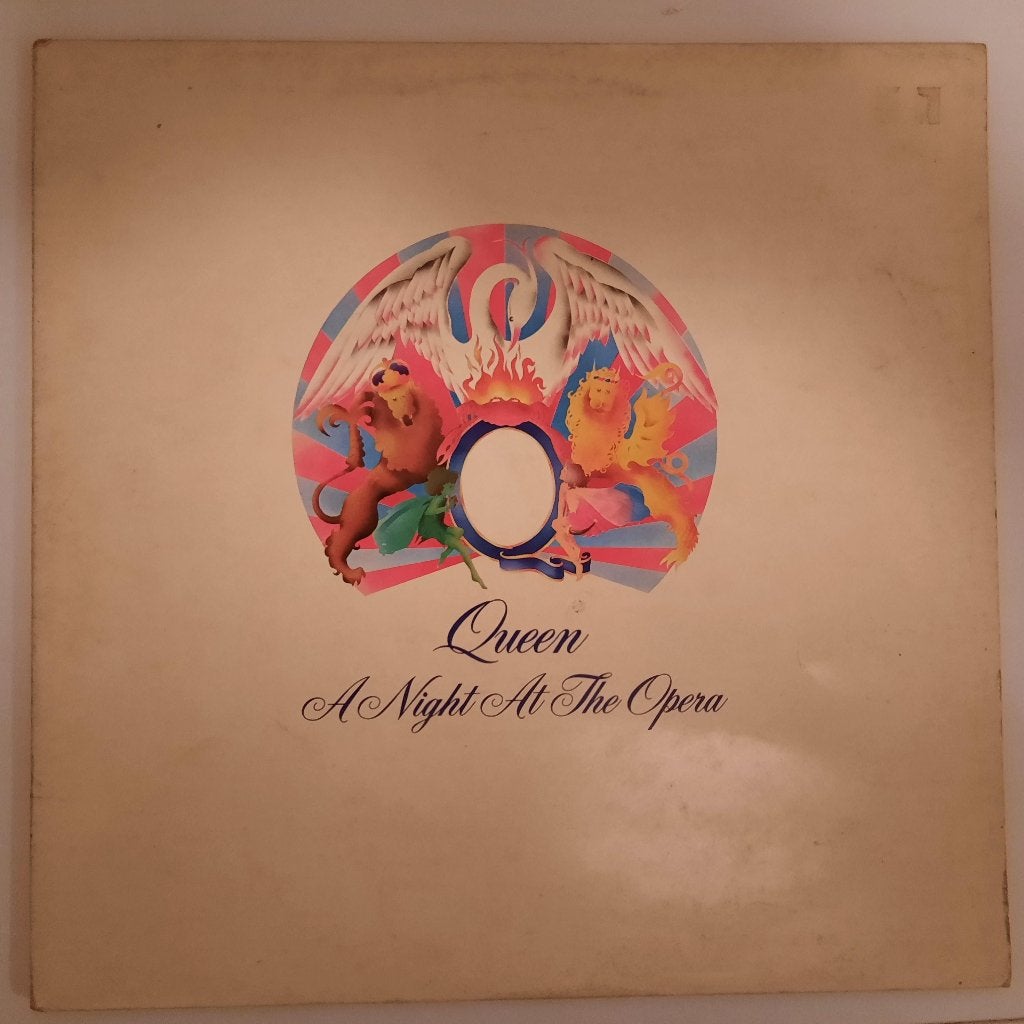 LP "A Night at the Opera" - Queen, LP, Beschermende buitenhoes, Gebruikt, Ophalen of Verzenden