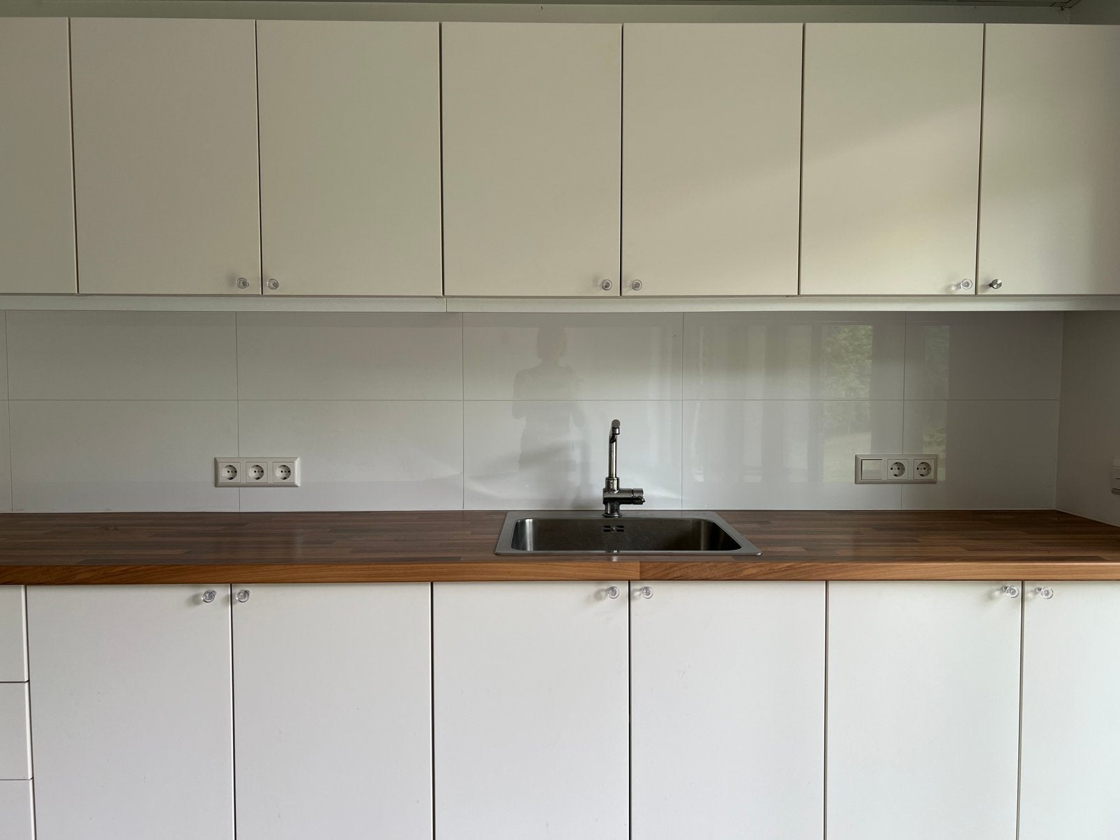 Keuken incl. koelkast en boiler, Ophalen, Zo goed als nieuw, Wit
