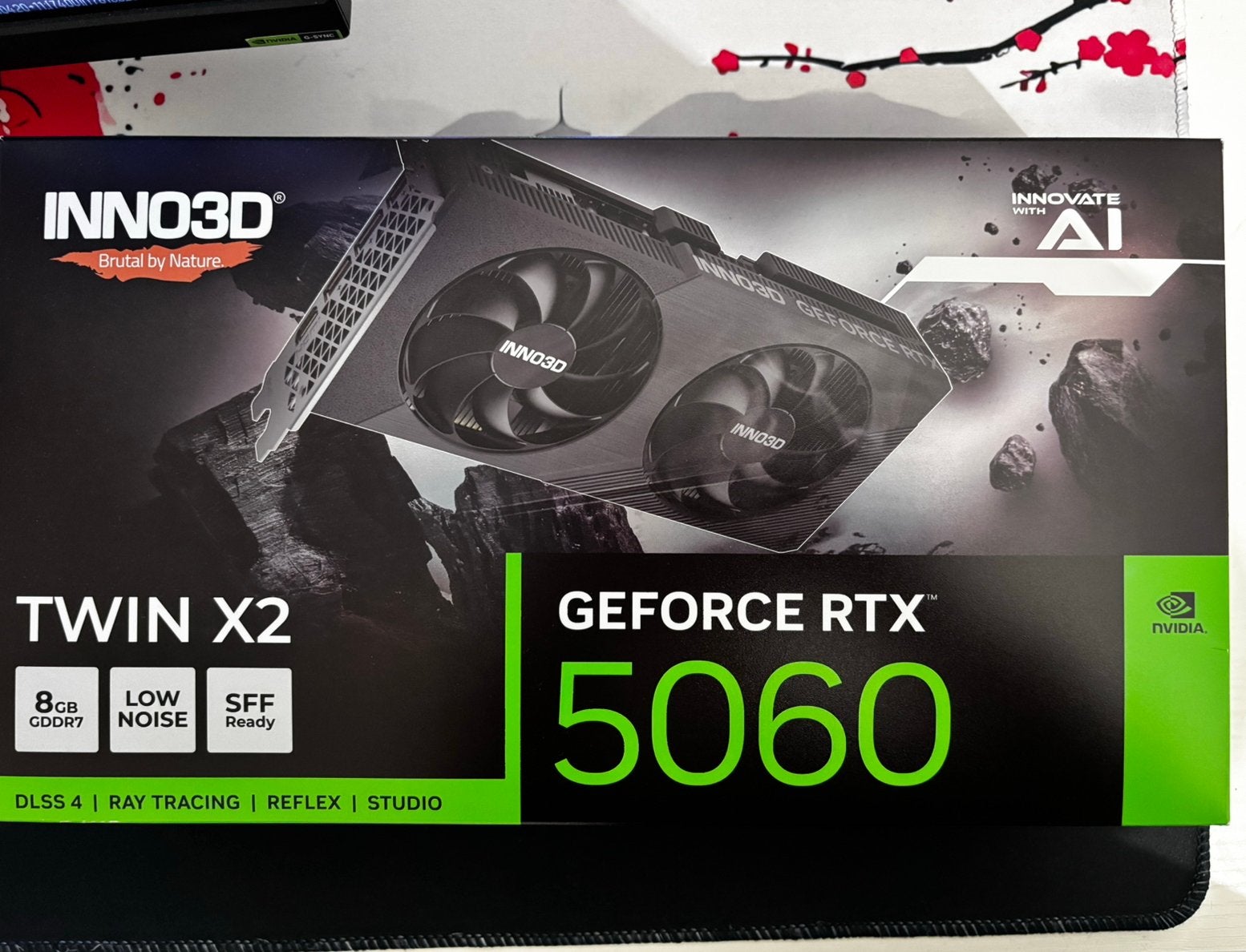 INNO3D GeForce RTX 5060 Twin X 8GB – Zo goed als nieuw, DisplayPort, GDDR6, PCI-Express 4, Ophalen of Verzenden
