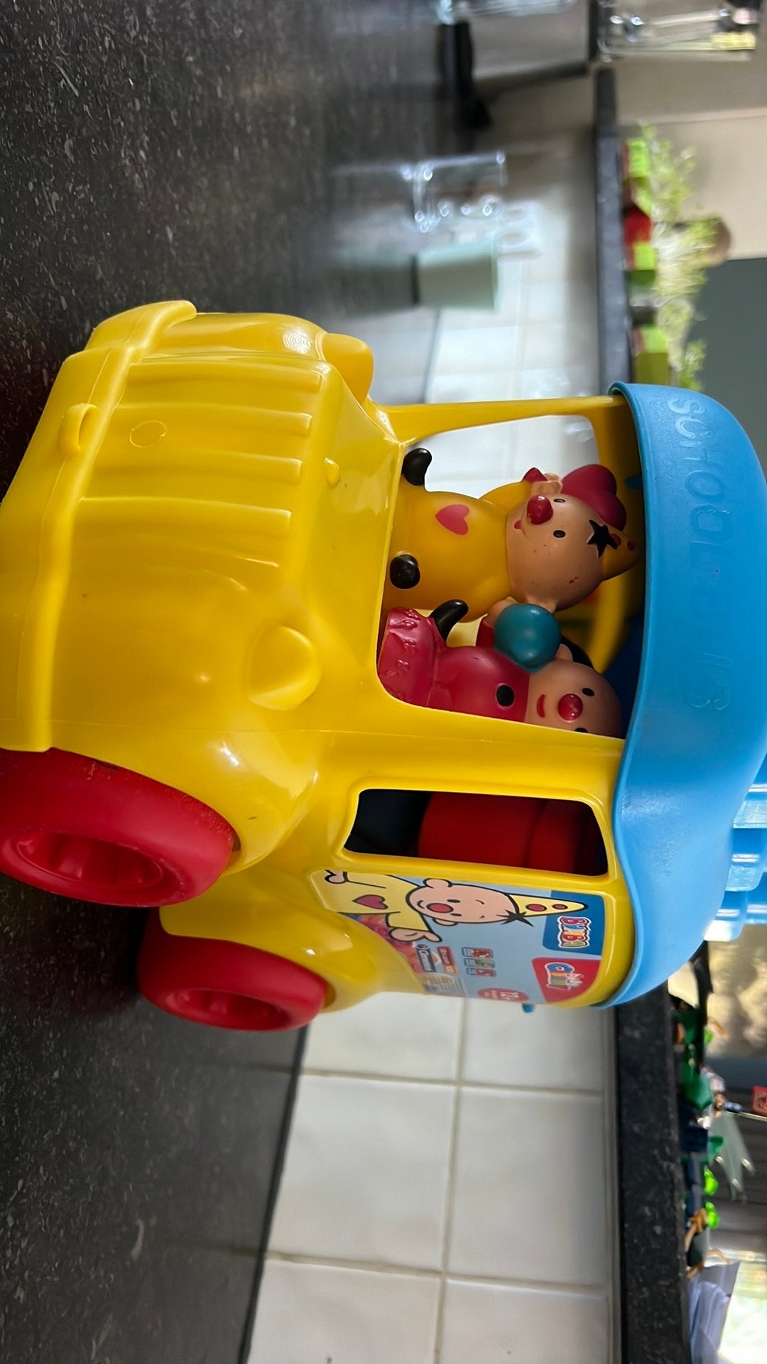 Bumba bus met blokken, Ophalen, Zo goed als nieuw