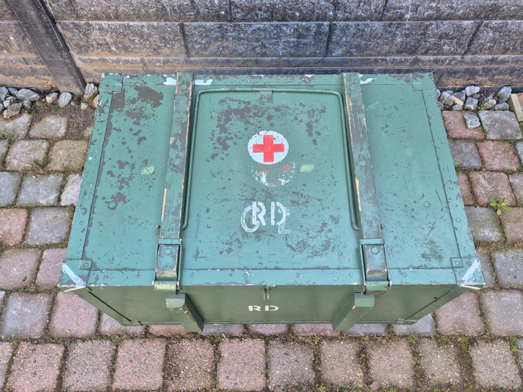 Voorraadkist/Transportkist NL leger, Ophalen, Landmacht, Nederland, Kist of Geocache