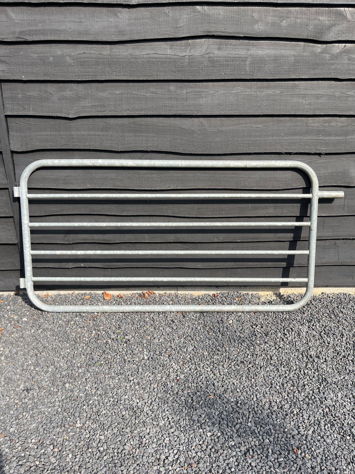 Gegalvaniseerd stalen landhek 200x105 cm - Geen roest, Ophalen, Zo goed als nieuw, IJzer, Overige typen