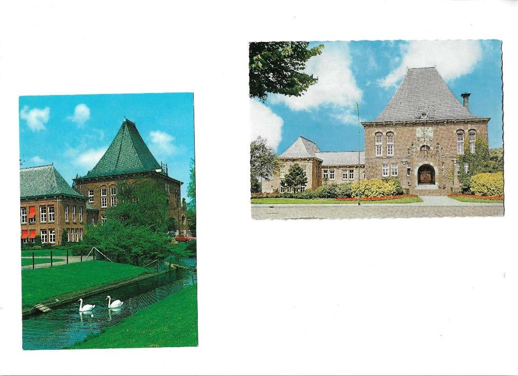 leidschendam  gem.hui 2x  ook apart  fotograaf bert van loo, Verzenden, 1960 tot 1980, Gelopen, Stad of Dorp