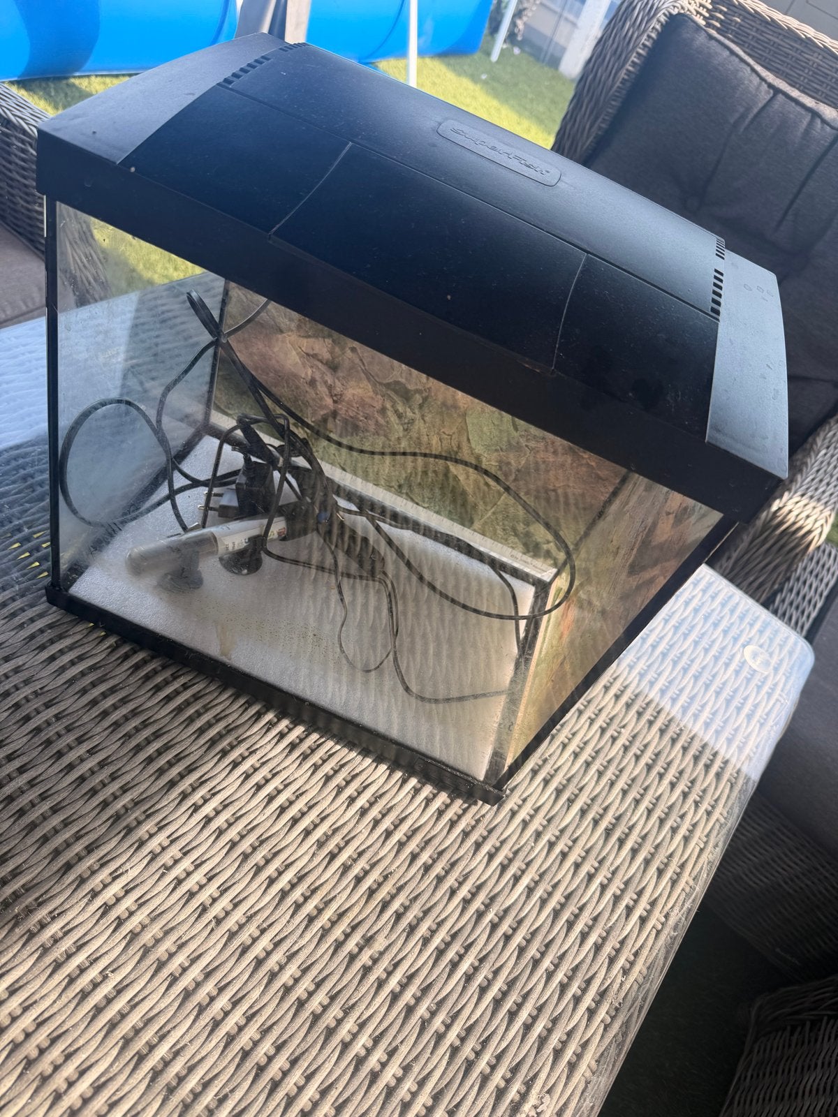Aquarium superfish 25 liter, Dieren en Toebehoren, Ophalen, Gebruikt, Verwarming, Leeg aquarium