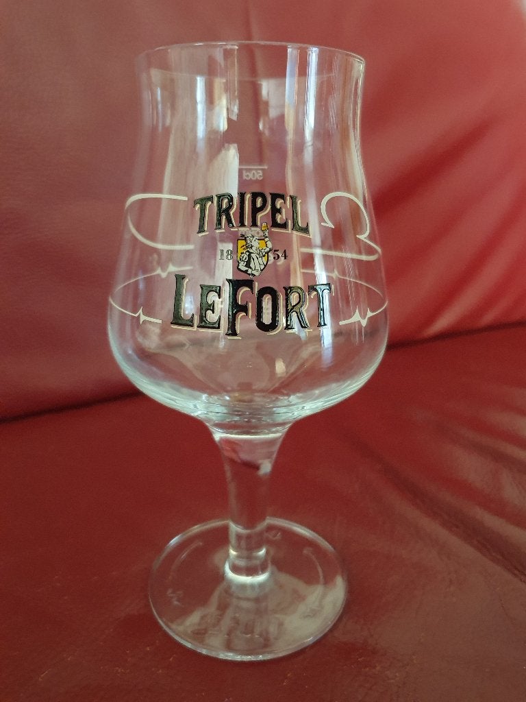 Tripel Le Fort bierglas, Ophalen of Verzenden, Nieuw, Glas of Glazen, Overige merken
