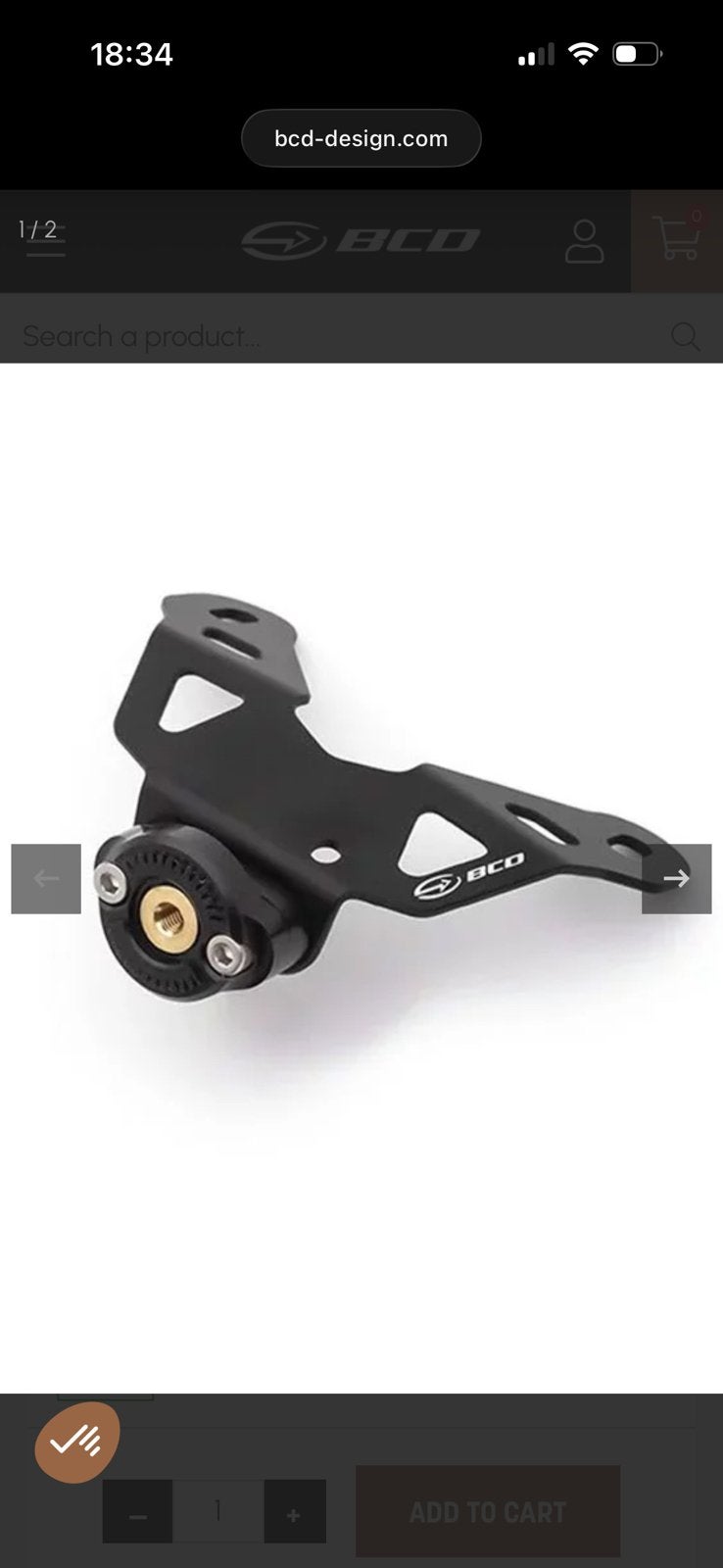 Tmax 530/560 BCD Stage 1 Quadlock, Ophalen of Verzenden, Zo goed als nieuw