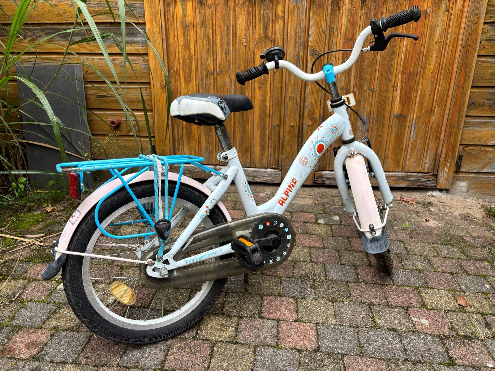 Alpina kinderfiets 16 inch, Ophalen, Zo goed als nieuw, 16 tot 20 inch