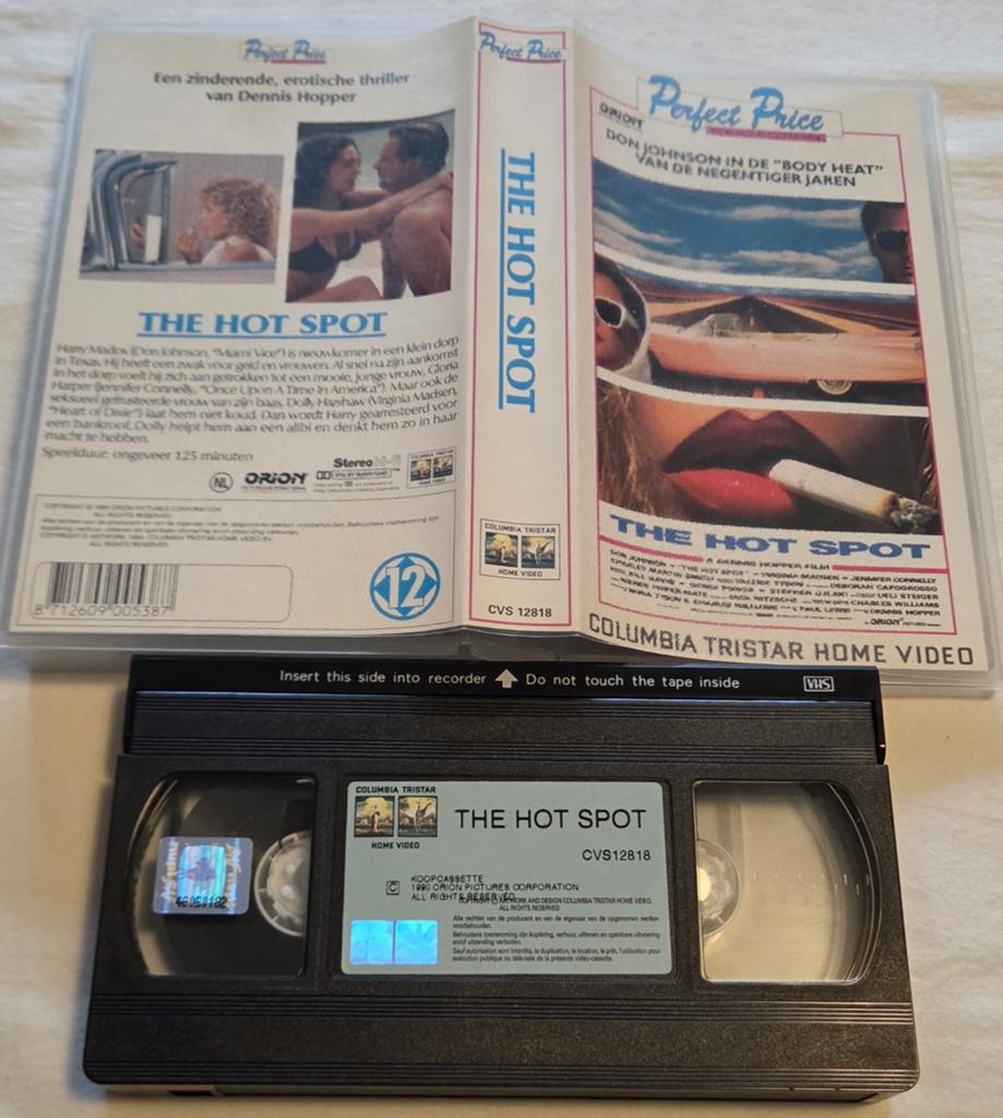 The Hot Spot VHS Actie, Vanaf 16 jaar, Ophalen of Verzenden, Gebruikt, Actie en Avontuur
