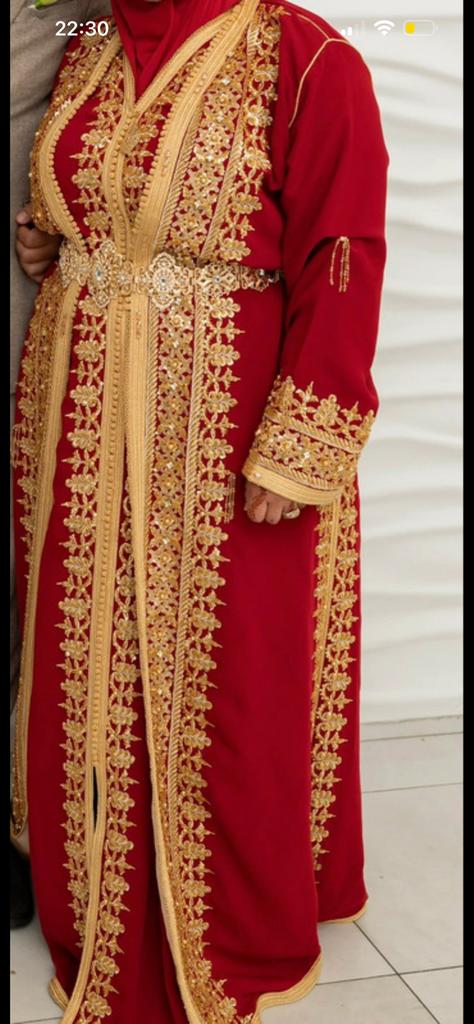 Prachtige Marokkaanse jurk - Caftan, Overige typen, Maat 46/48 (XL) of groter, Ophalen of Verzenden, Gedragen
