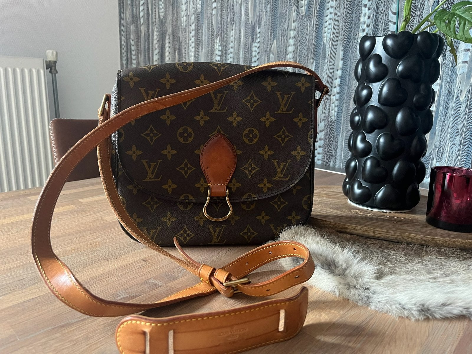 Originele vintage Louis Vuitton Saint Cloud GM, Ophalen of Verzenden, Gebruikt, Bruin, Overige merken