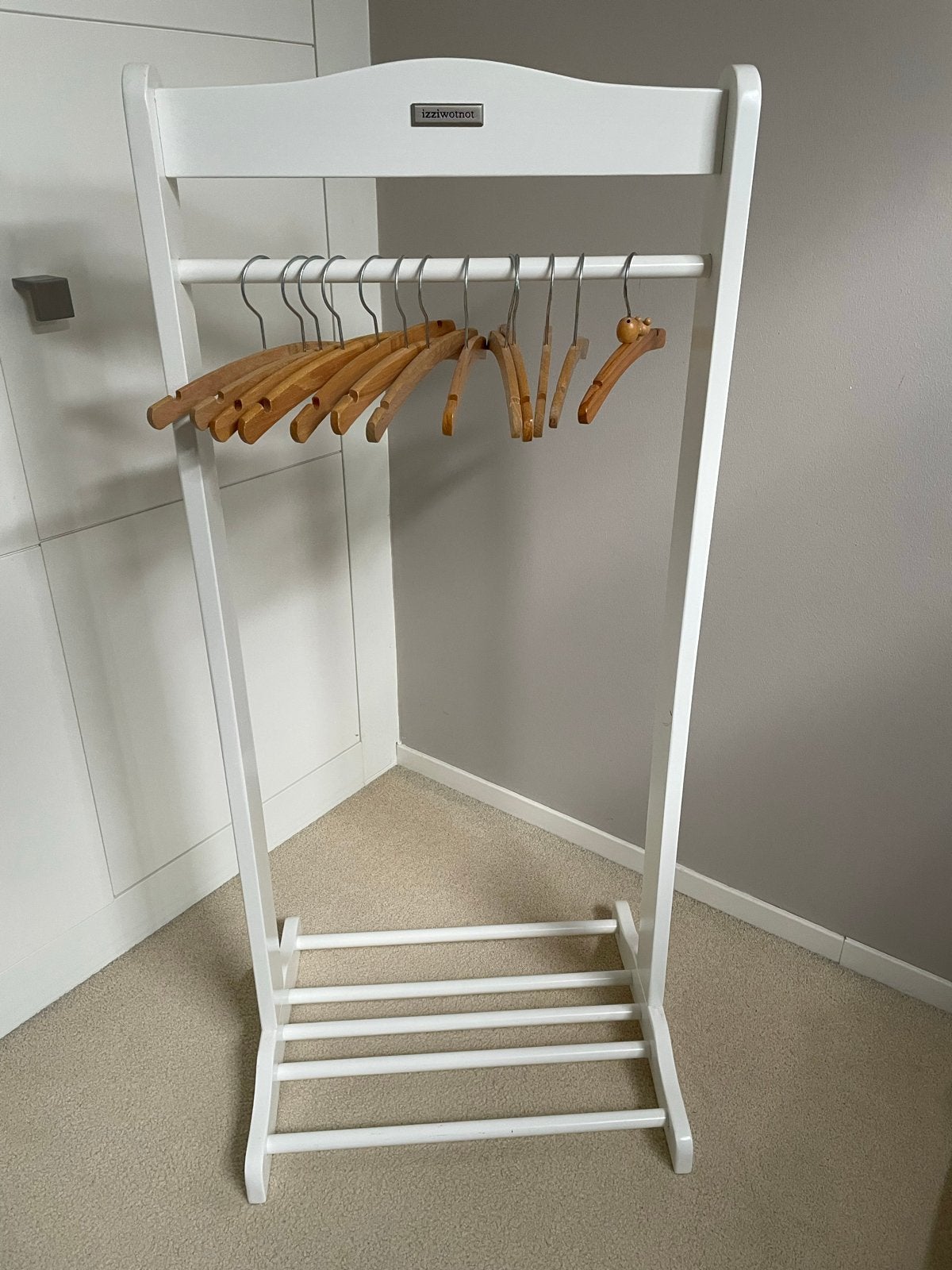 Houten kapstok, Huis en Inrichting, Woonaccessoires | Kapstokken, Ophalen, Gebruikt, 100 tot 150 cm, Staande kapstok