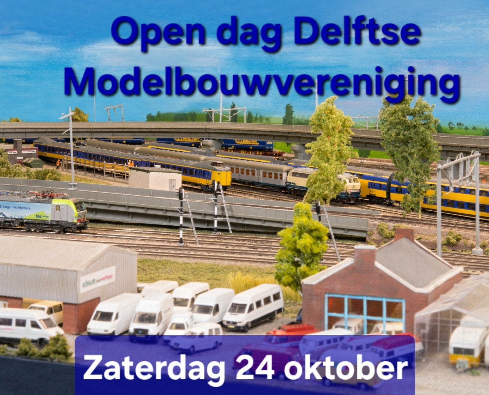 Open dag Delftse Modelbouwvereniging za 24 oktober, Ophalen, Fleischmann, Nieuw, NS