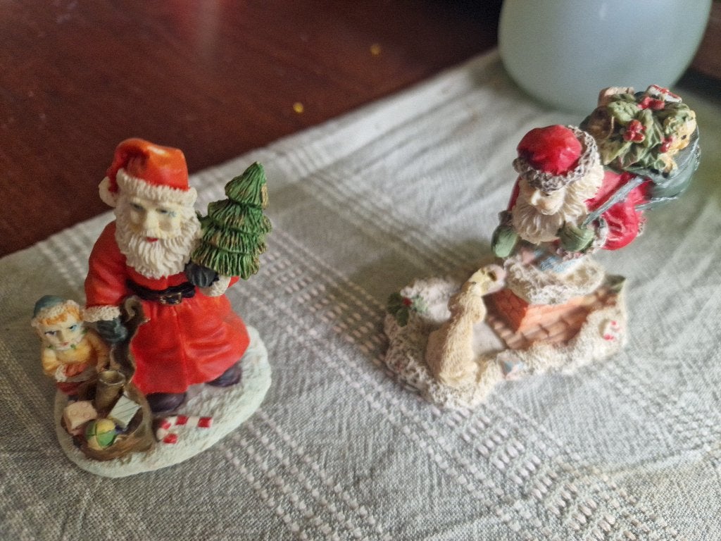 Kerstman beeldje, Ophalen of Verzenden, Gebruikt, Mens
