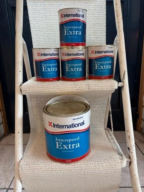 International Interspeed Extra rood antifouling, Watersport en Boten, Ophalen of Verzenden, Nieuw, Verven