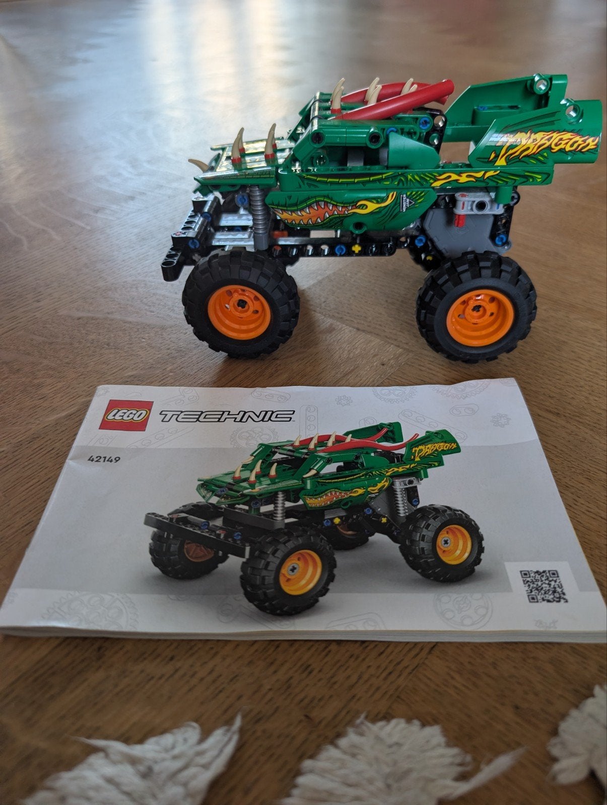 LEGO Technic 42149 Dragon Monster Jam Truck, Ophalen of Verzenden, Zo goed als nieuw