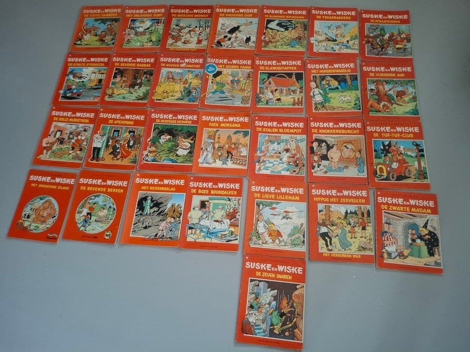 29 Suske en Wiske softcovers - Vintage staat, Boeken, Meerdere stripboeken, Ophalen of Verzenden, Gelezen
