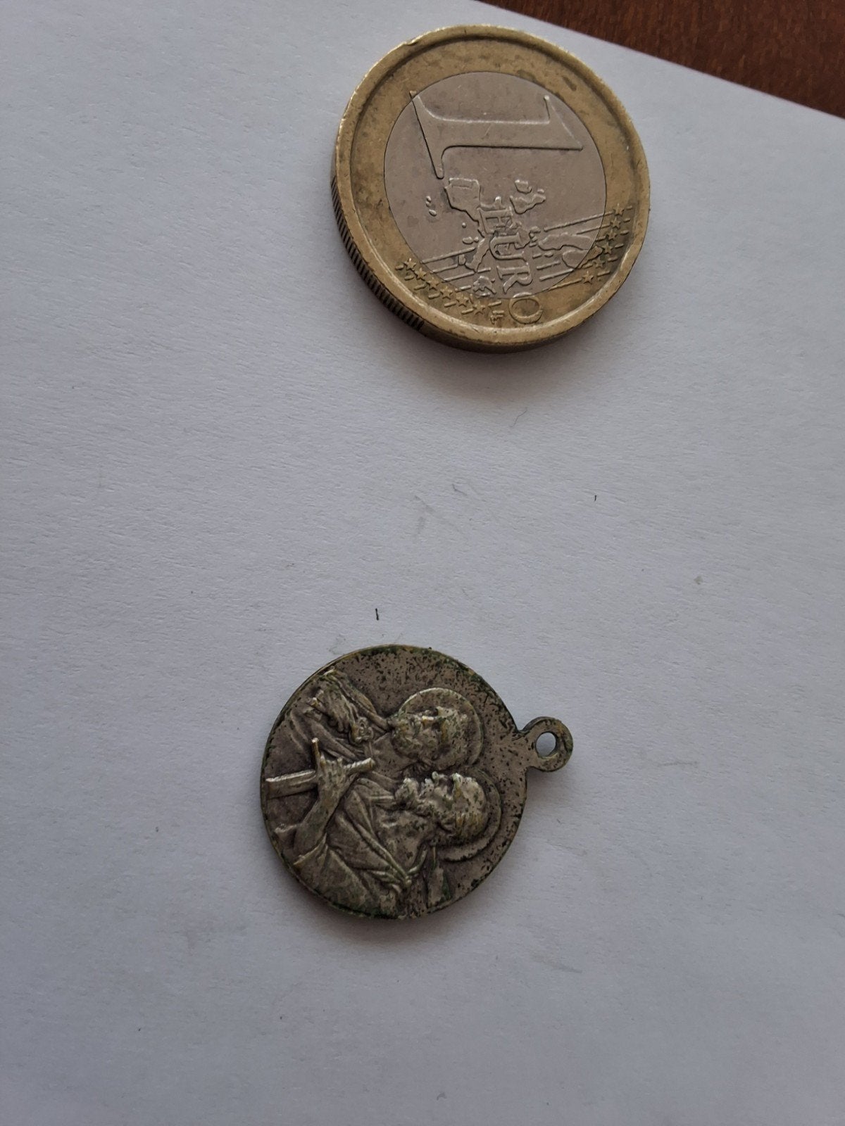 Vintage Italia Medaille Paus Johannes XXIII, Petrus & Paulus, Verzamelen, Ophalen of Verzenden, Gebruikt, Overige typen, Christendom | Katholiek