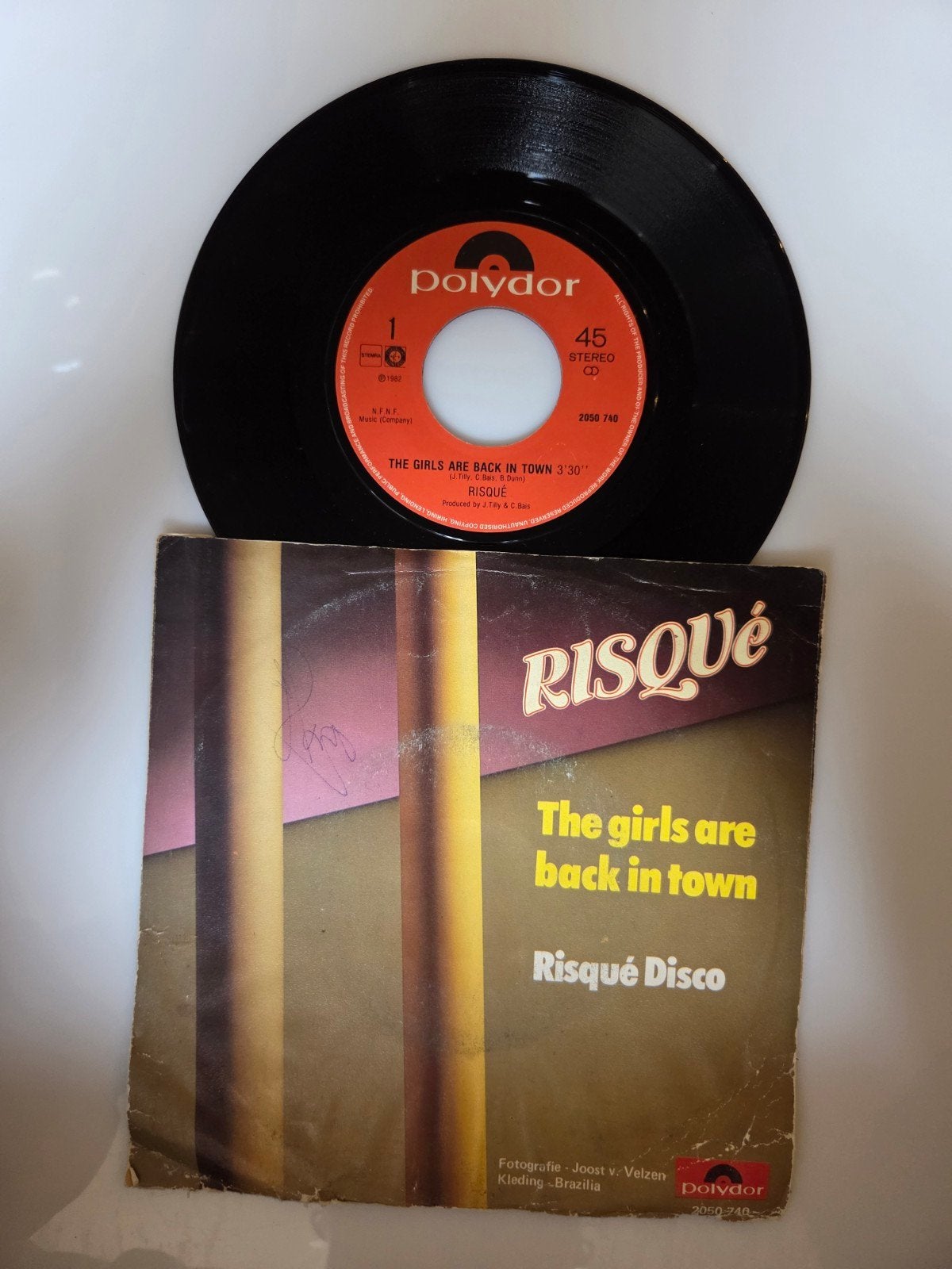 Risqué - The girls are back in town, Ophalen of Verzenden, Gebruikt, 7 inch, Pop