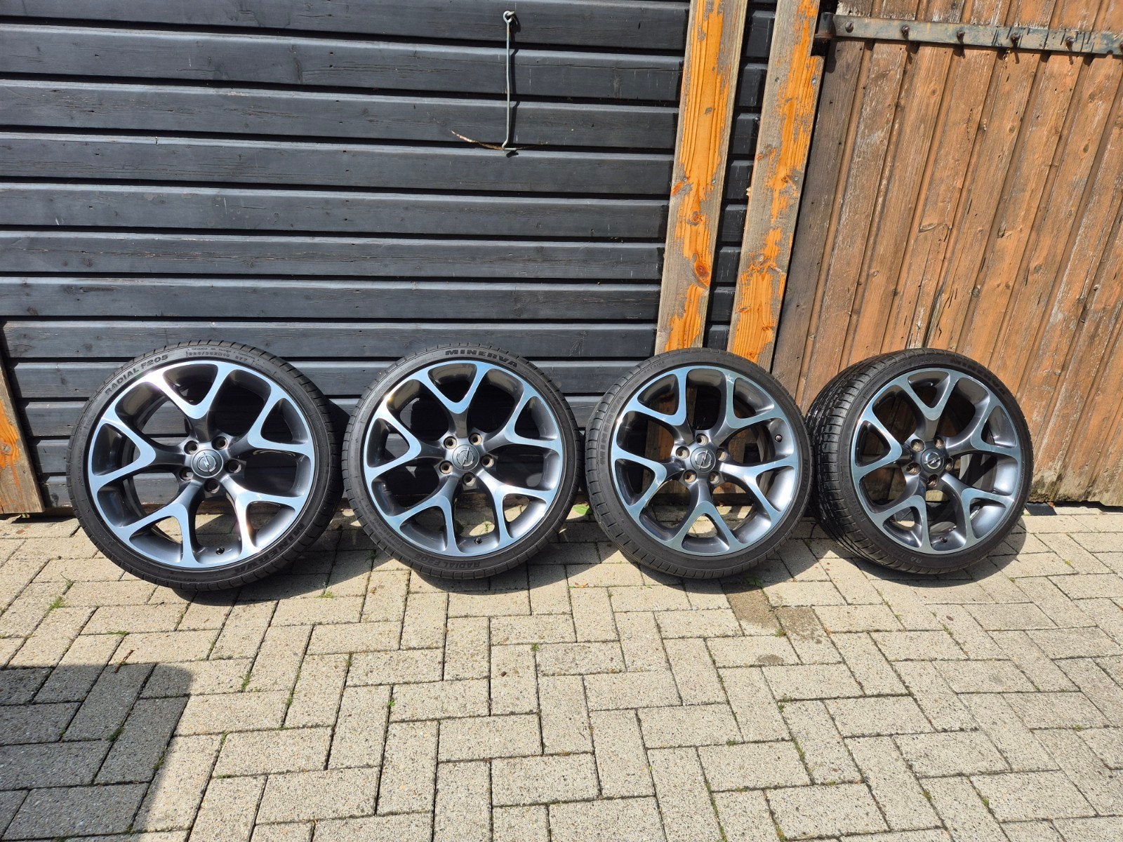 Corsa D OPC velgen 18 inch 5x110, Ophalen, 18 inch, Velg(en), Zomerbanden