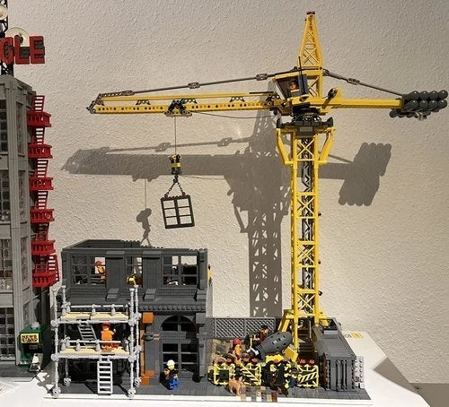 MOC Lego City Bouwplaats, Compleet, Lego, Nieuw, Ophalen of Verzenden