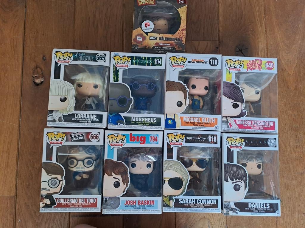Funko's van verschillende films
o.a. the matrix, Ophalen of Verzenden, Zo goed als nieuw