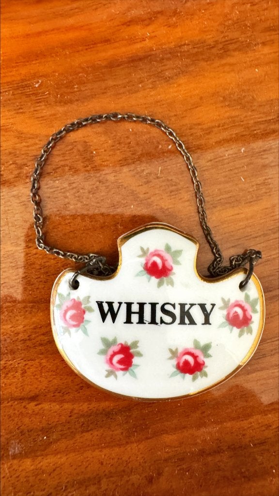 Royal Adderley Decanteer labels Whisky Scotch Porselein, Ophalen of Verzenden