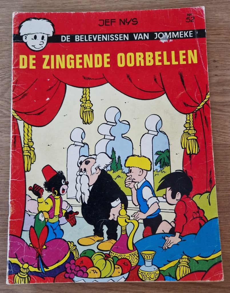 Jommeke - De zingende oorbellen - 52 (1977) - Strip, Eén stripboek, Ophalen of Verzenden, Gelezen